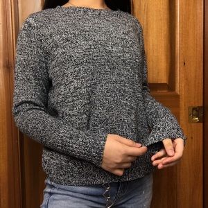 -H&M grey knit sweater